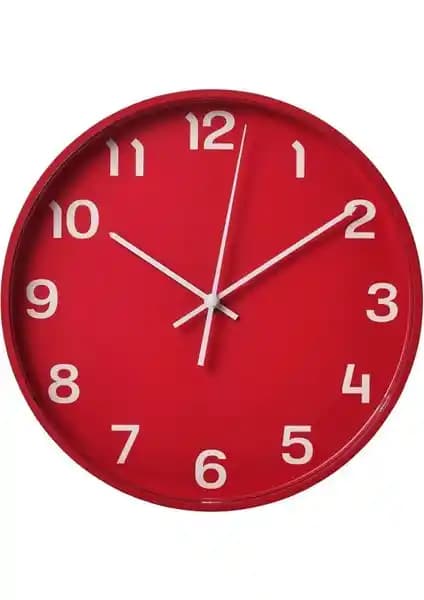 IKEA Plastik Pluttis Dekoratif Duvar Saati: Modern ve Şık Tasarım Özellikleri