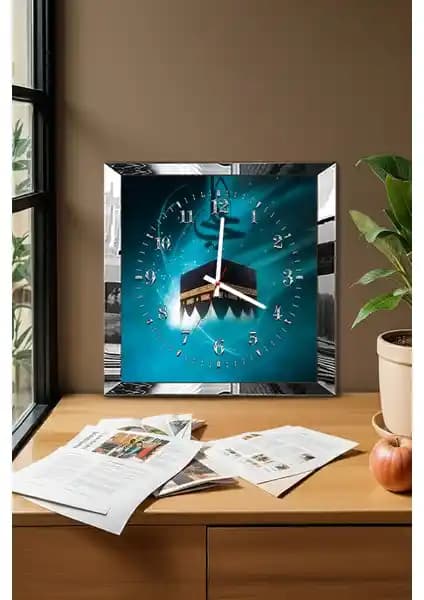 Kabe Temalı MDF Duvar Saati Modern Tasarım ve Uzun Ömürlü Kullanım İçin