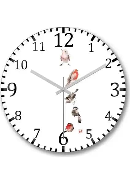 Little Birds Duvar Saati: Estetik ve Fonksiyonelliği Bir Arada Sunan Modern Tasarım
