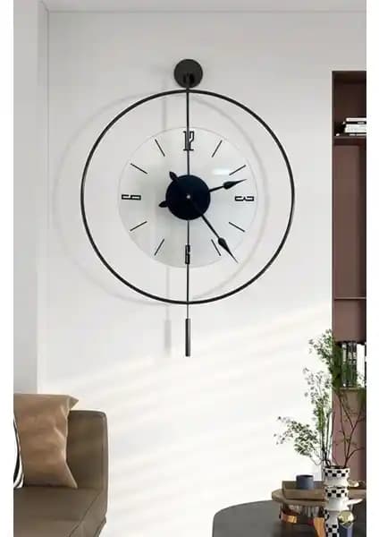 MetaQuartz Aksesuar Modern ve Şık Duvar Saati 50x75 cm, Dayanıklı ve Estetik Tasarım