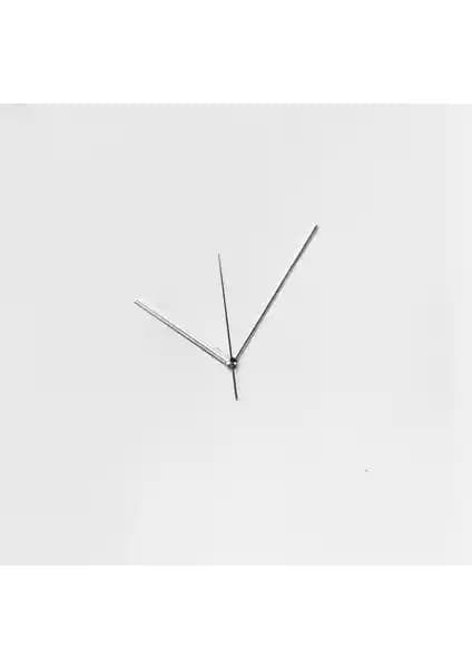 MetaQuartz Metal Akrep Yelkovan Küçük Güç Çubuk Modern Dekorasyon Aksesuarı