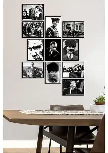 Özcanlar Çerçevesiz Atatürk Fotoğrafları: Modern ve Şık Duvar Dekorasyonu İçin Tasarım