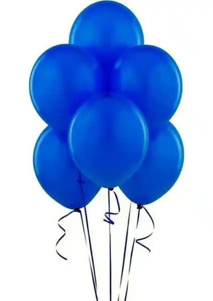 Parti Dükkanı Mavi Balon 20'li Paket Renkli ve Şık Doğum Günü ve Temalı Parti Dekorasyonu