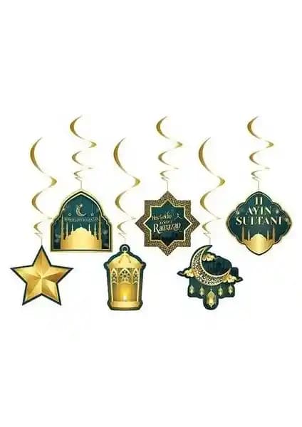 Ramazan Ayı İçin Şık ve Pratik Sarkıt Tavan Süsleri Paketi Detayları