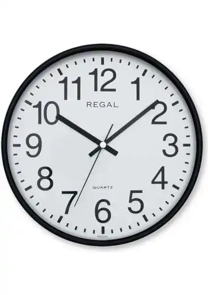 Regal 0252 BW Yuvarlak 26 cm Duvar Saati: Modern ve Şık Tasarım Özellikleri