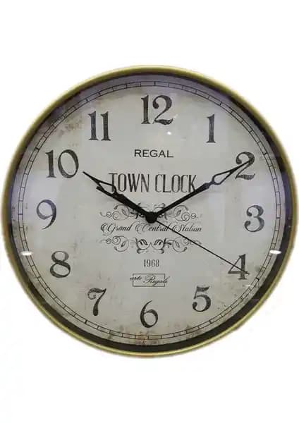 Regal Lüx Duvar Saati 02: Modern ve Klasik Tarzları Bir Arada Sunan Şık Tasarım