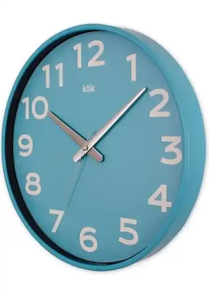 Regal Simplex Joy Mavi Duvar Saati Modern Tasarım ve Uzun Ömürlü Kullanım İmkanıyla