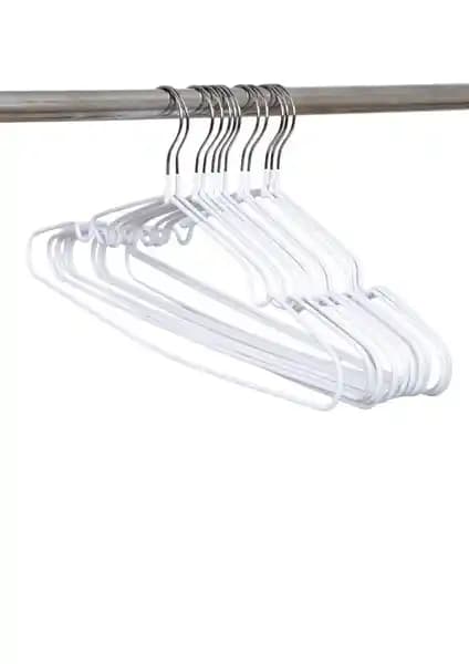 Robeve Metal Silikon Kaymaz Tel Elbise Askısı: Dayanıklı ve Şık Dolap Düzenleme Çözümü