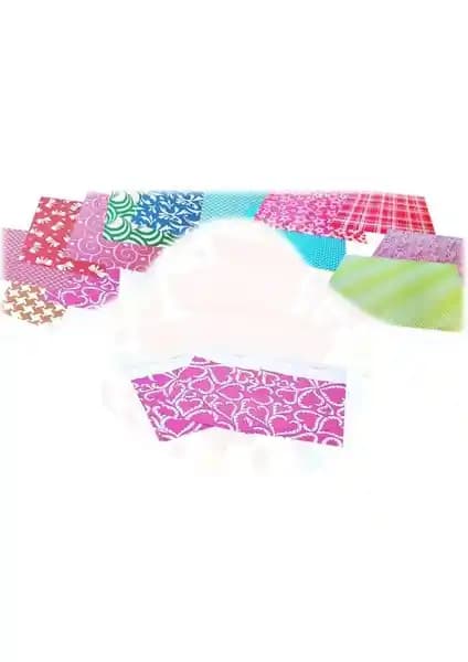 San Metalize Bantlı Hediye Poşeti 100 Adet Renkli ve Dayanıklı Pratik Paketleme Çözümü