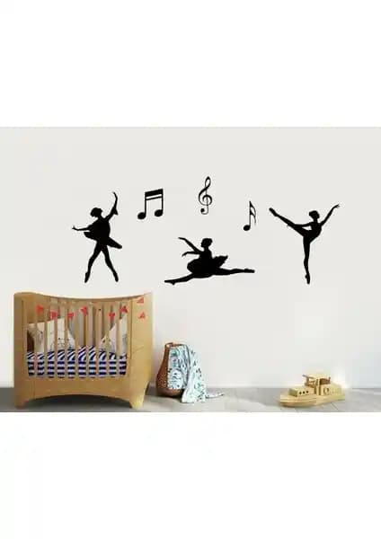 Şirin Lazer Balerin Çocuk Odası Ahşap Duvar Dekoru - Modern ve Şık Tasarım