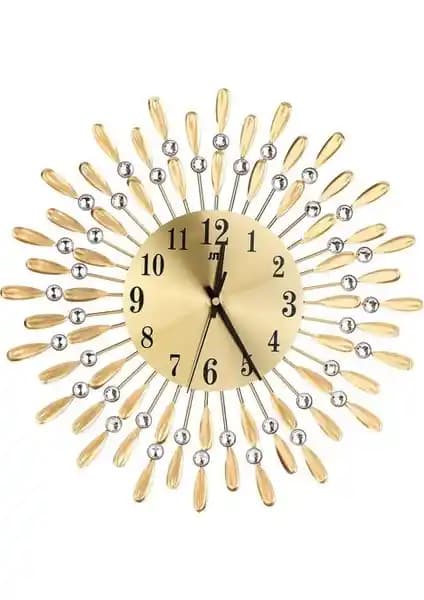 Sunshinee 15 İnç 3D Güneş Temalı Modern Duvar Saati ile Dekorasyonunuza Şıklık Katın