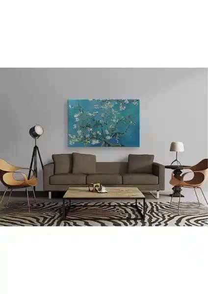 Vincent Van Gogh Çiçek Açan Badem Ağacı Kanvas Tablo: Sanat ve Dekorasyonun Zarif Buluşması