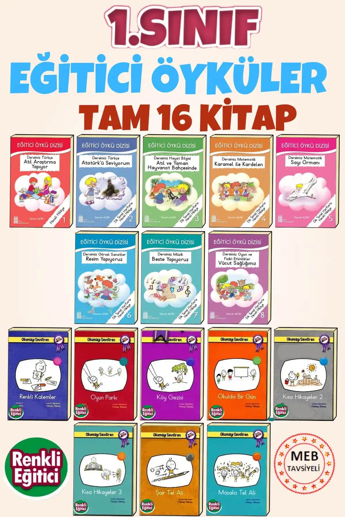 1. Sınıf Çocuklar İçin Eğitici Kitap Setleri Karşılaştırması ve En Uygun Seçenekler