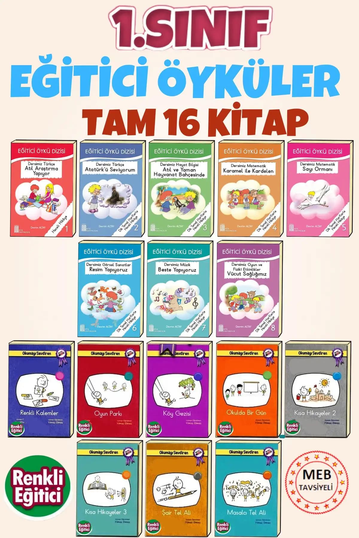 1. Sınıf Çocuklar İçin Eğitici Kitap Setleri Karşılaştırması ve En Uygun Seçenekler 1