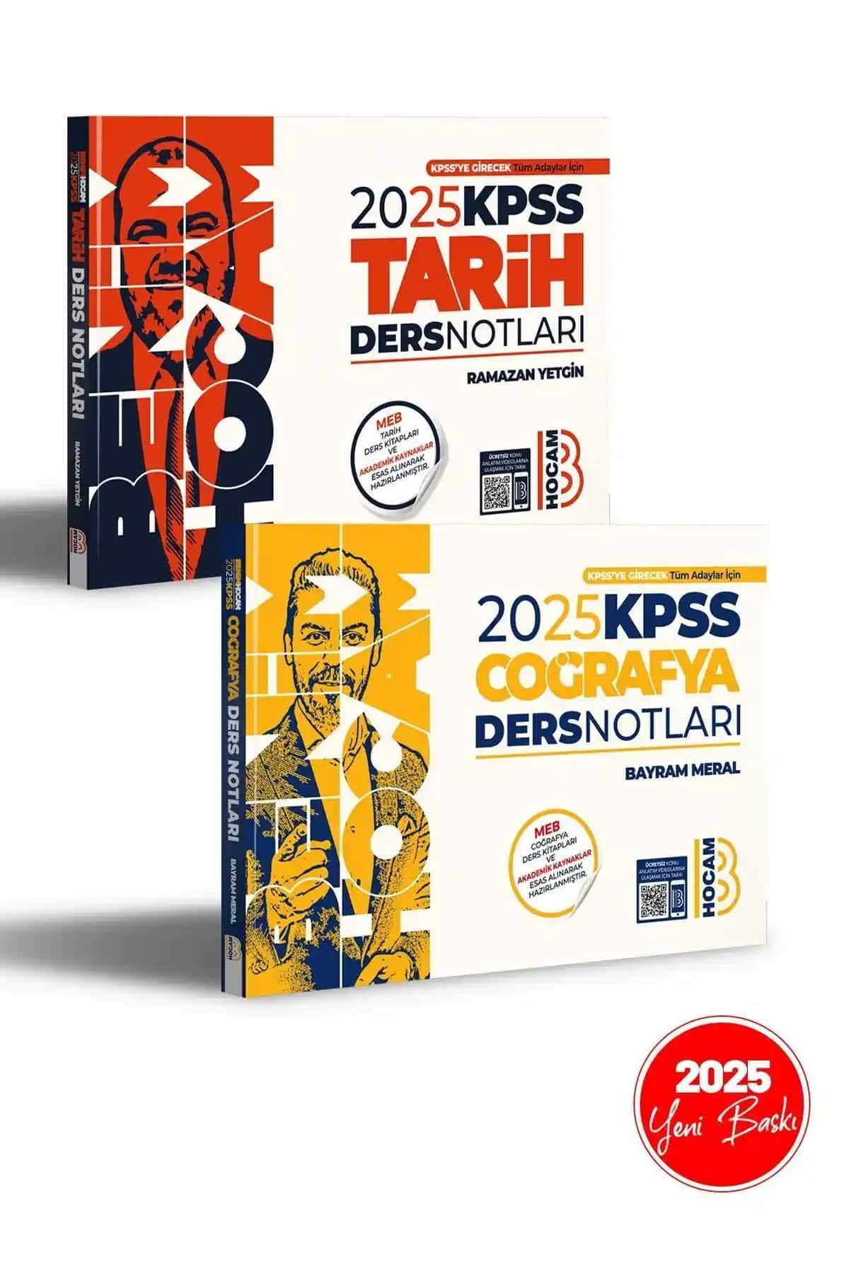 Benim Hocam Yayınları 2025 KPSS Tarih ve Coğrafya Ders Notları Seti İnceleme