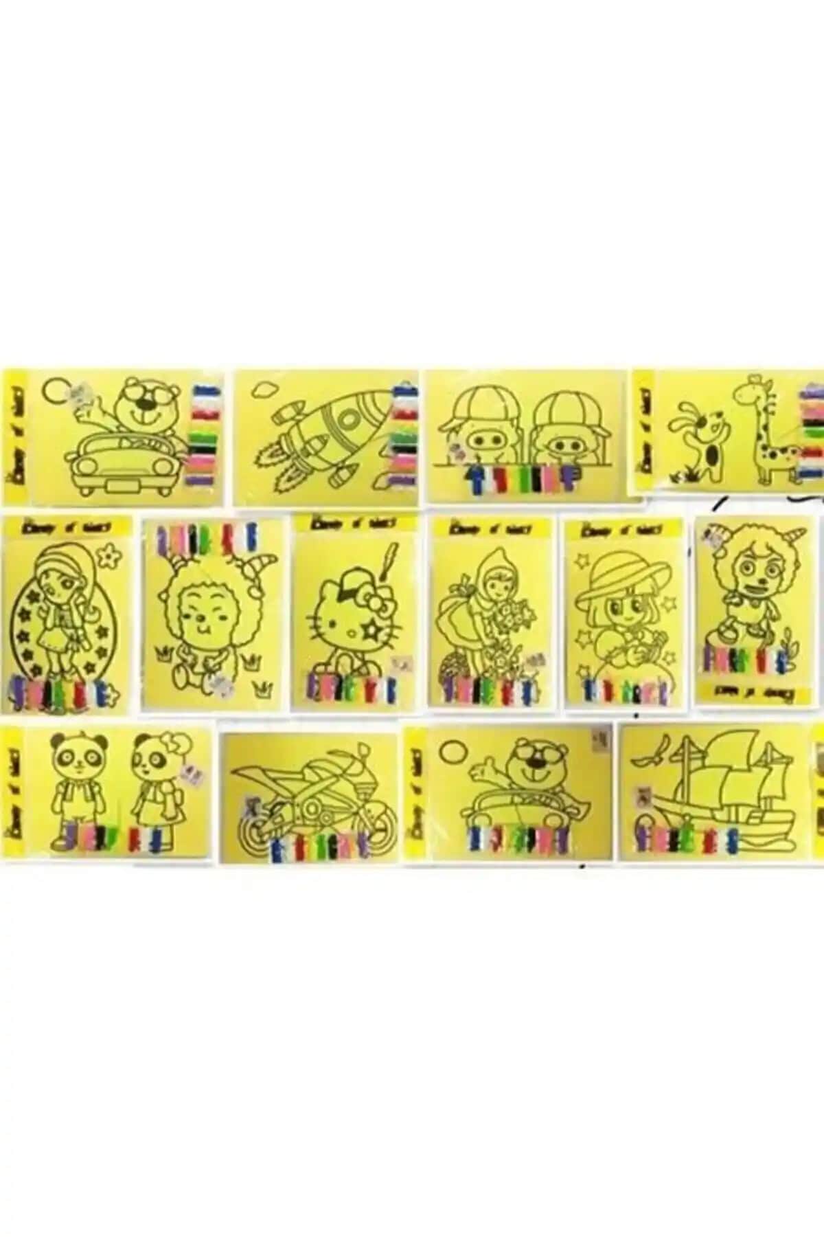 Çarşı Kum Boyama ve Rakun Gumball Boyama Kitabı Karşılaştırması