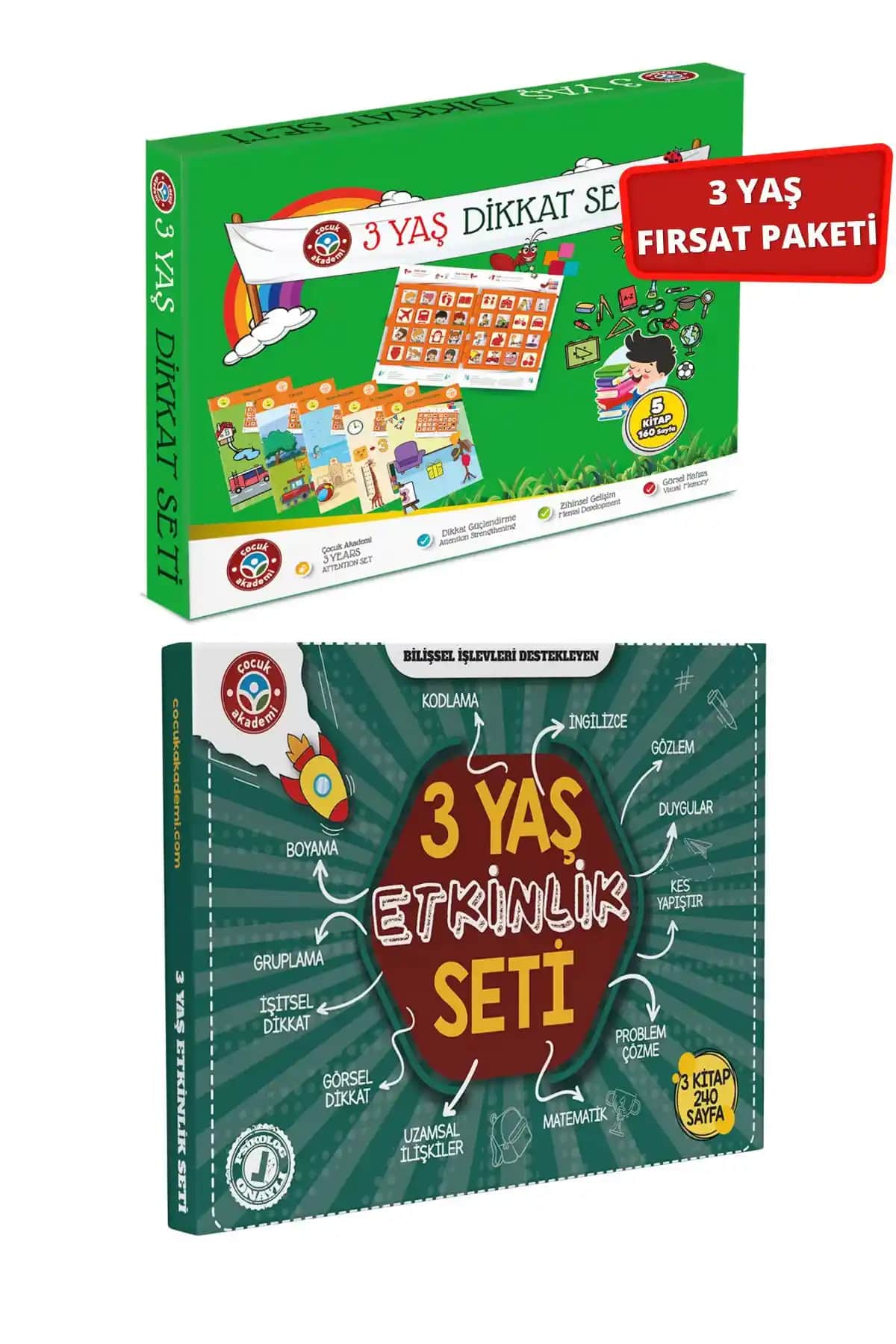 Çocuk Akademi 3-6 Yaş Etkinlik ve Yaz Sil Serisi Karşılaştırması