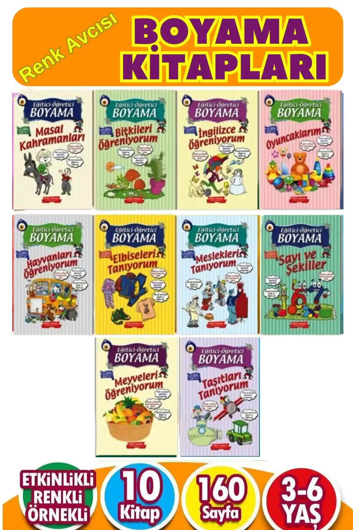 Çocuklar İçin Eğitici ve Eğlenceli Boyama Setleri Karşılaştırması 2023