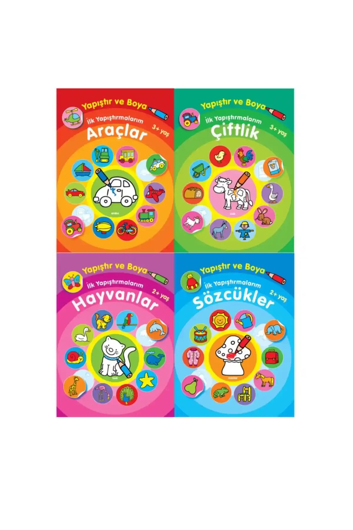 Çocuklar İçin En İyi Sticker Kitapları Karşılaştırması Parıltı ve Yükselen Zeka Yayınları