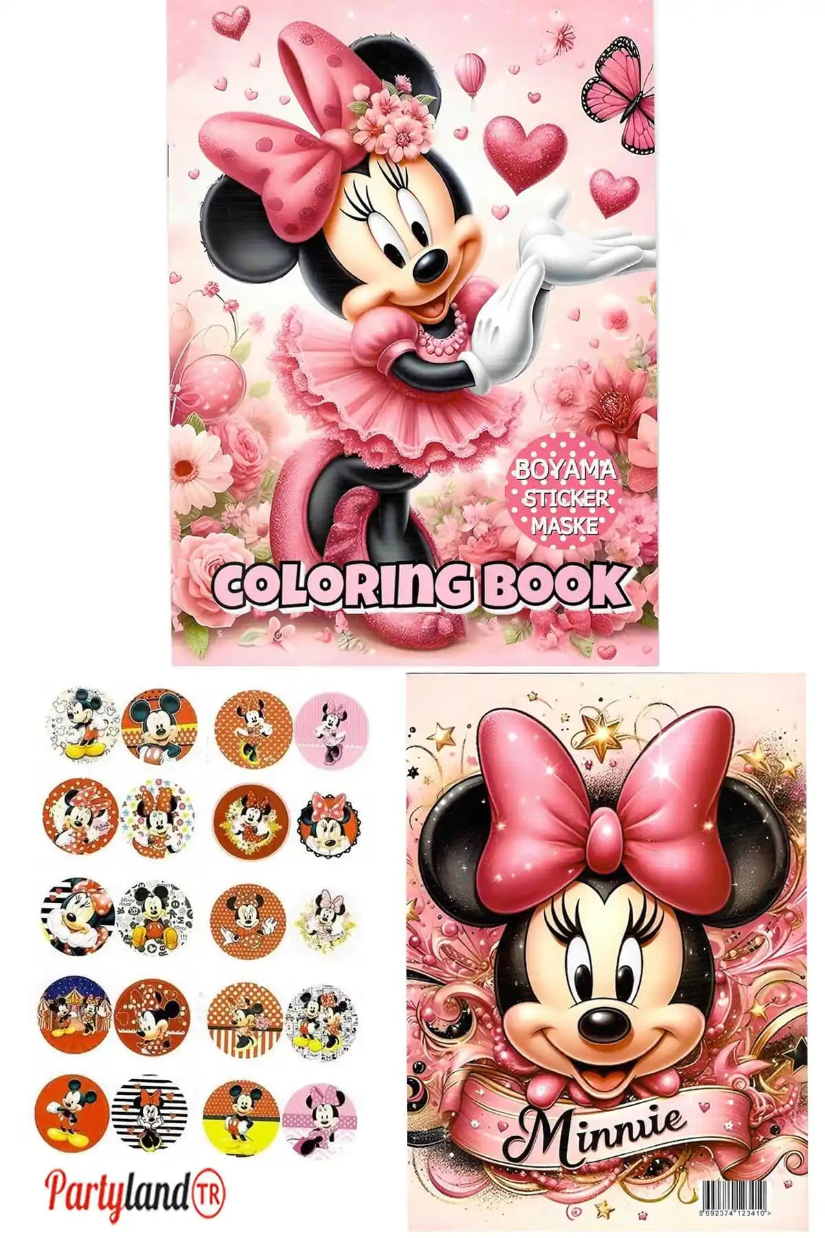 Çocuklar İçin Minnie Mouse ve Unicorn Boyama Kitaplarının Karşılaştırması