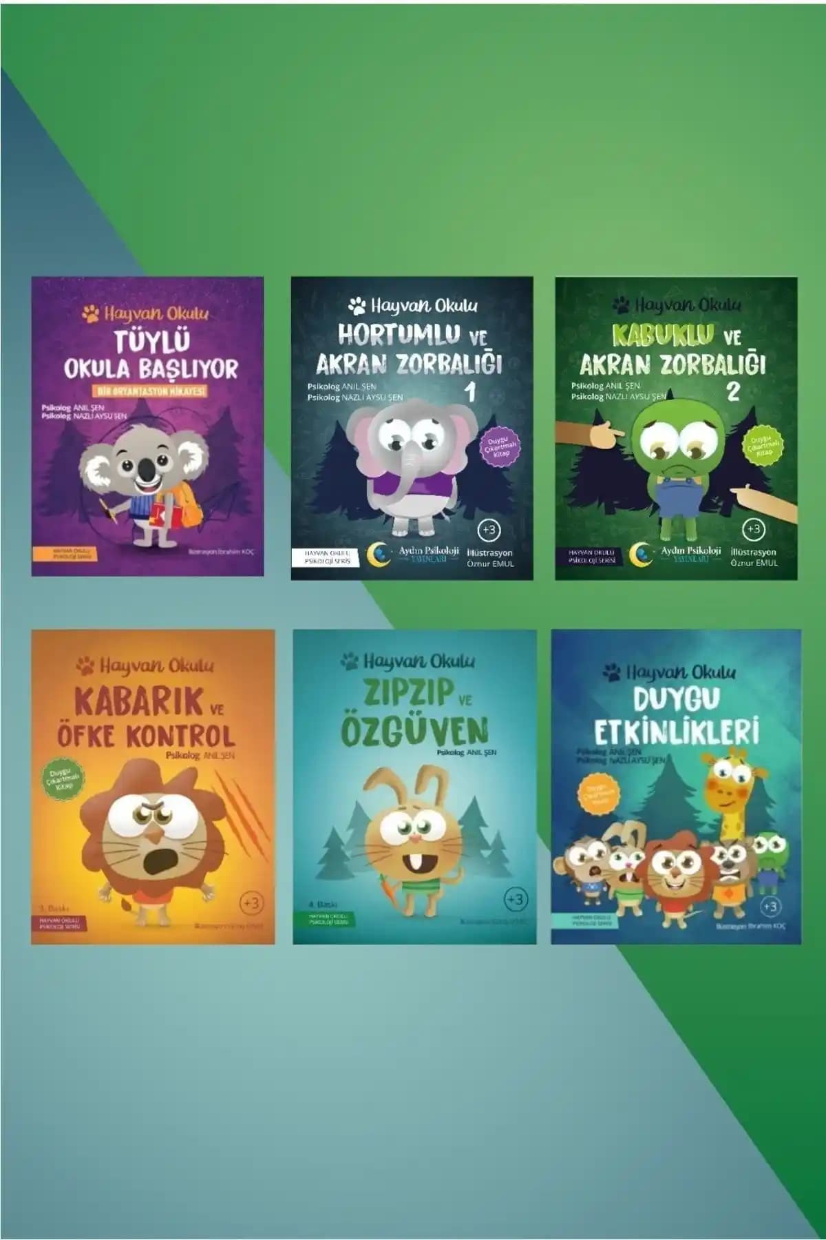 Hayvan Okulu ve Öfke Kontrolü Setleri Karşılaştırması: Çocuklar İçin En Uygun Eğitim Kitapları