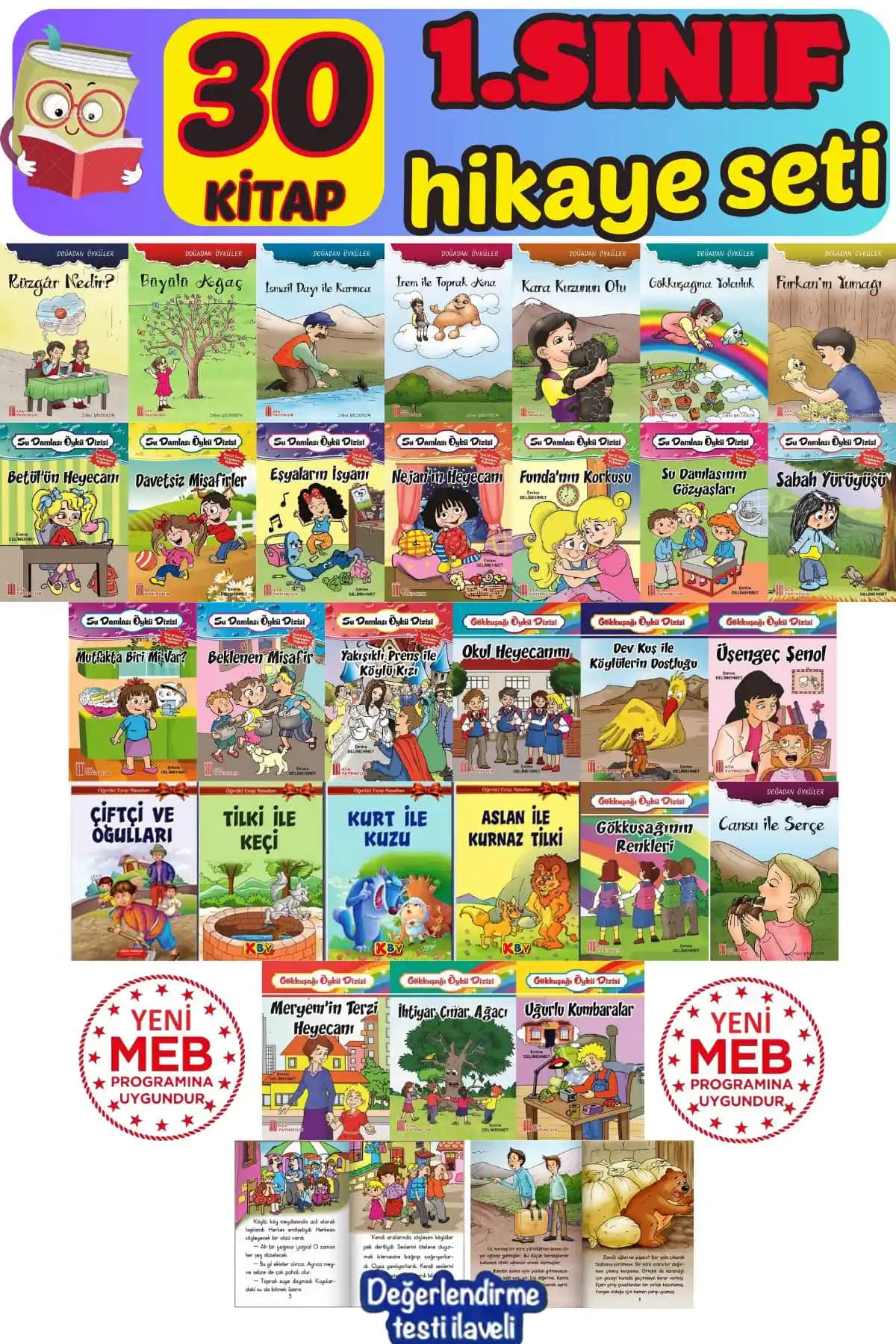 İlkokul Birinci Sınıf Öğrencileri İçin En İyi Hikaye ve Okuma Setleri Karşılaştırması