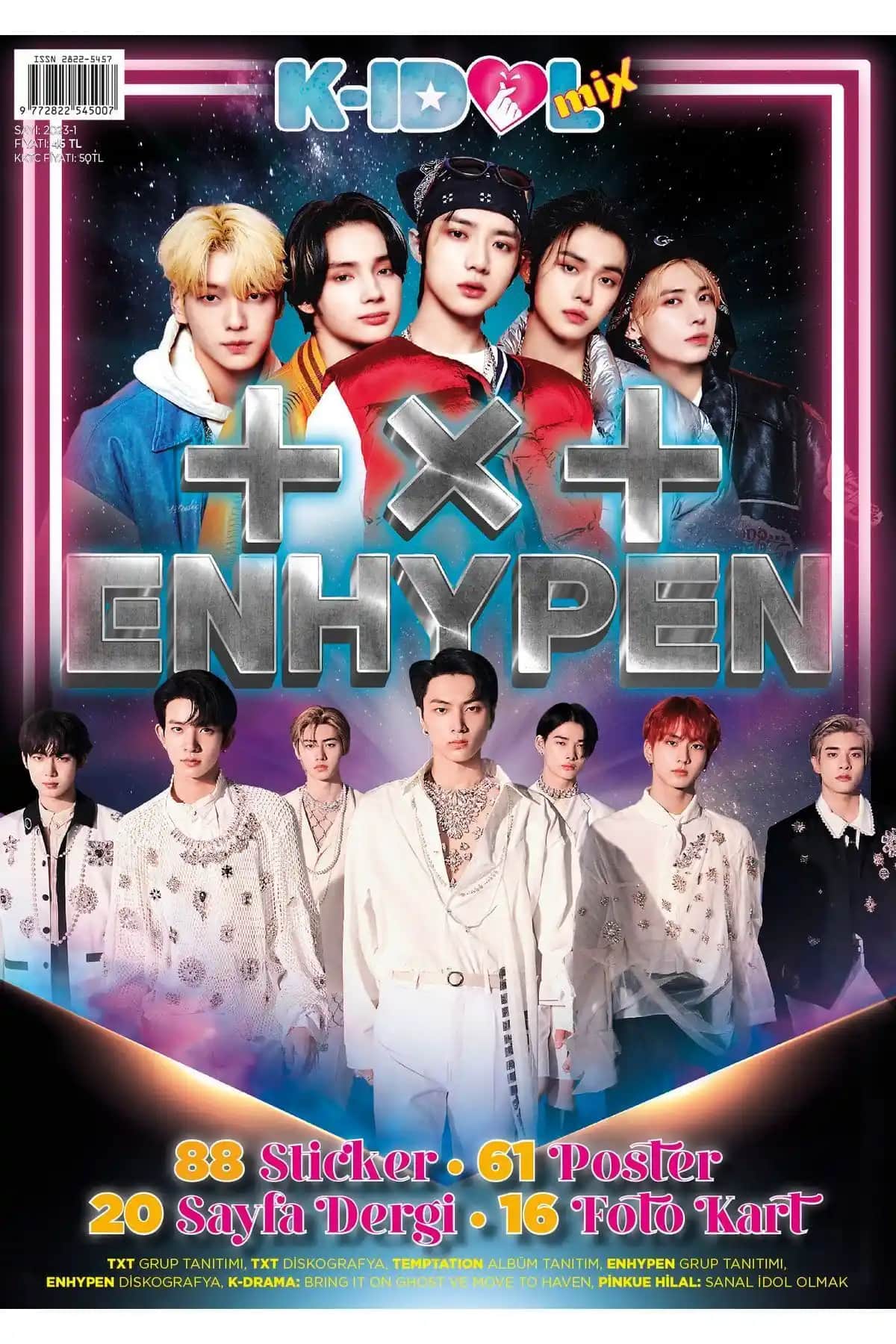 KİDOL Dergi Txt ve KİDOL KIDOL Özel Sayı Stray Kids Ate Karşılaştırması 2024