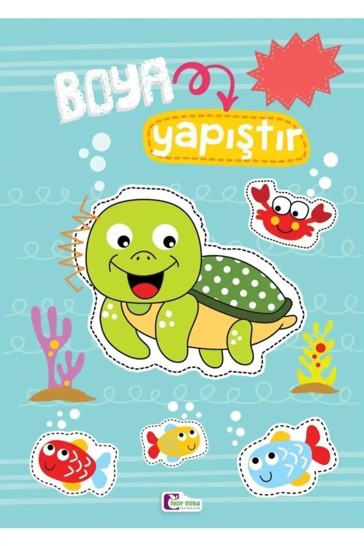Mor Elma Yayıncılık'ın Boya Yapıştır ve Çizim Boyu<yor>um Kitapları Karşılaştırması