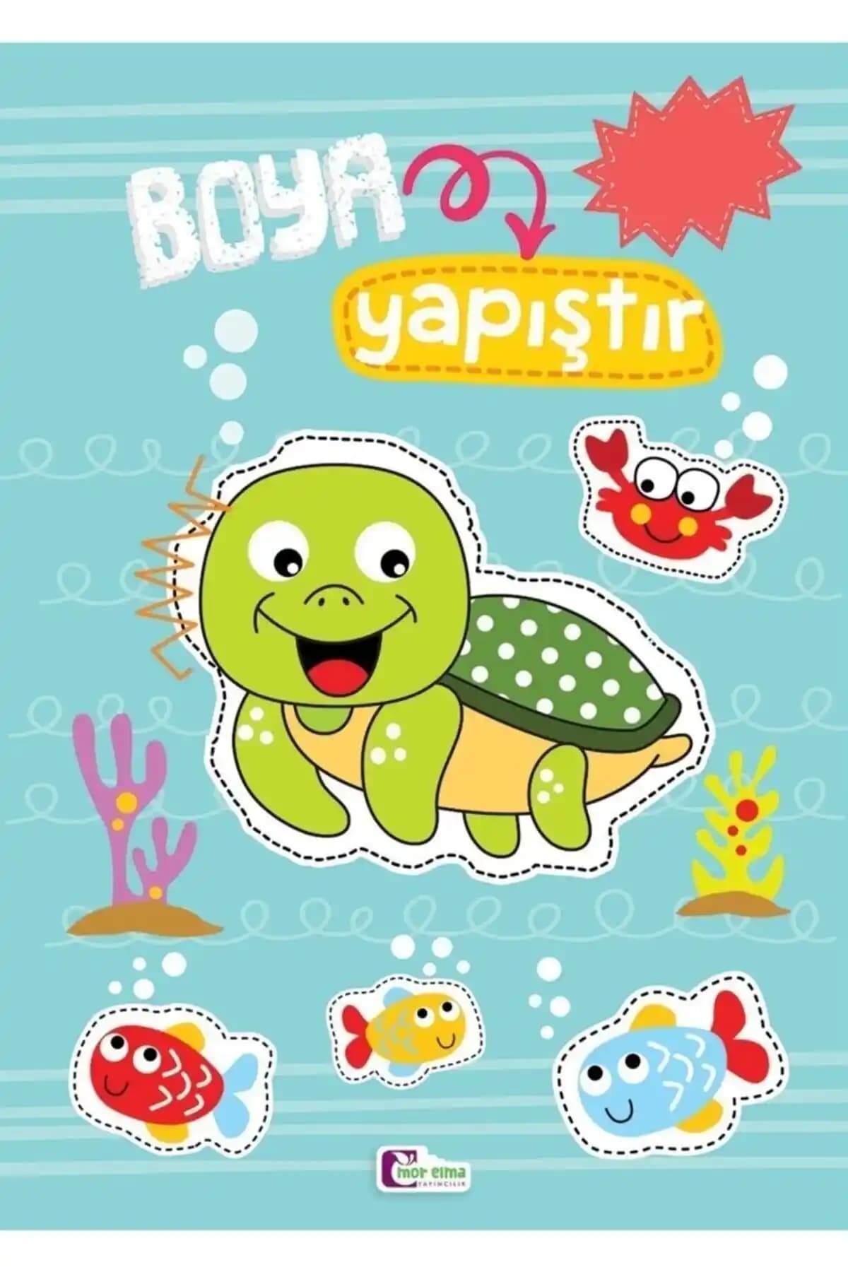 Mor Elma Yayıncılık'ın Boya Yapıştır ve Çizim Boyu<yor>um Kitapları Karşılaştırması