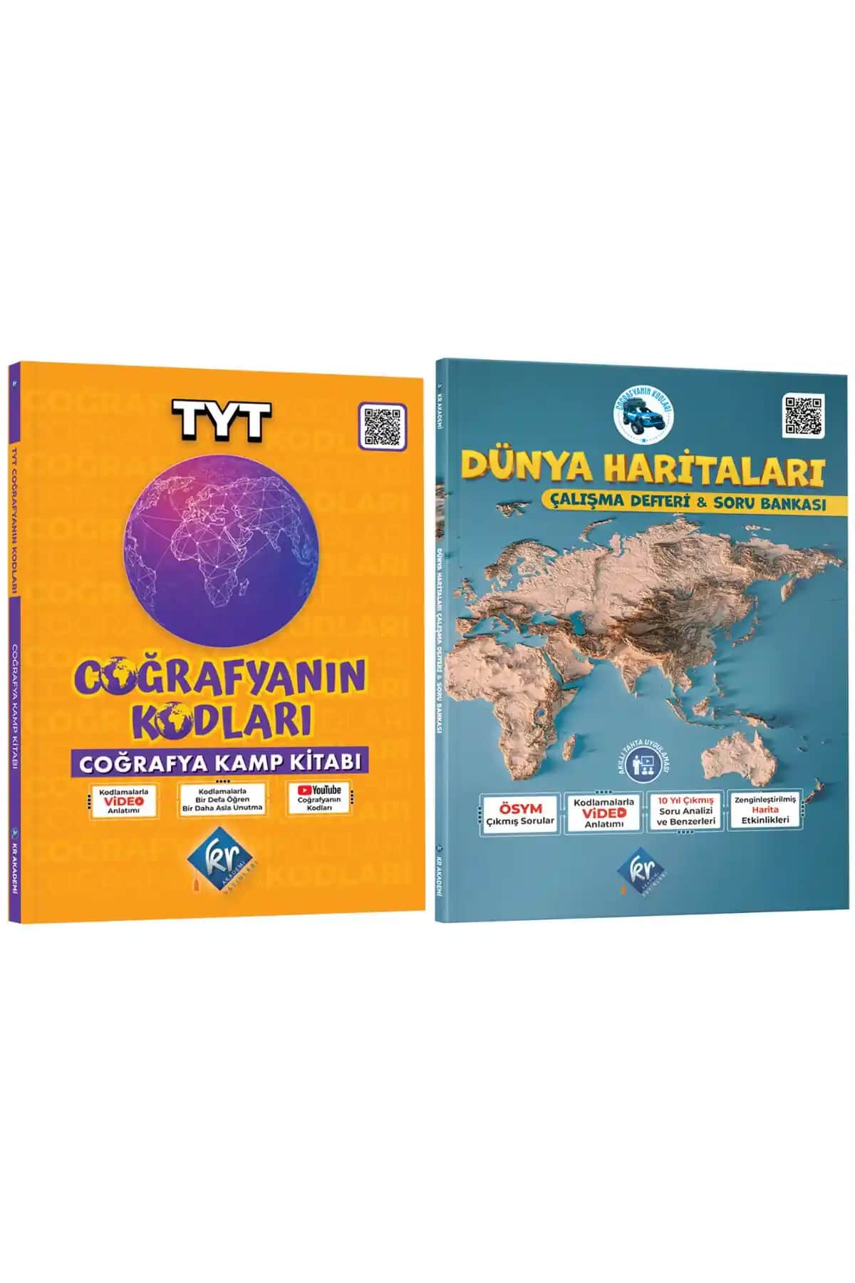 TYT Coğrafya Kaynakları Karşılaştırması: KR Akademi ve Paraf Yayınları Ürünleri Analizi