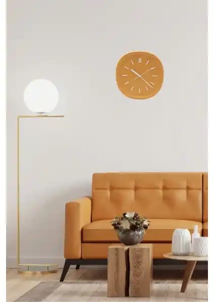 Apricity Renkli Kare Beton Duvar Saati Modern ve Dayanıklı Tasarım Özellikleri