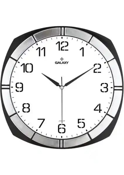 Aypaş Ayp 112-K Galaxy Siyah Duvar Saati Modern Dekorasyon İçin Uygun