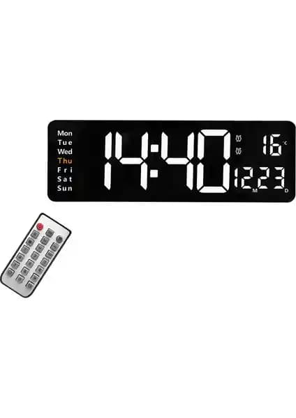 Baosity Uzaktan Kumanda Dijital Duvar Saati: Modern ve Fonksiyonel Tasarımın Öncüsü