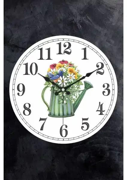 Emores 25 cm Dekoratif Plastik Cam Bombeli Mutfak Duvar Saati Özellikleri ve Tasarımı