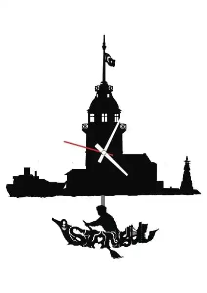 Good Time Kız Kulesi Sallanan Sarkaçlı Duvar Saati Estetik ve Fonksiyonellik Bir Arada