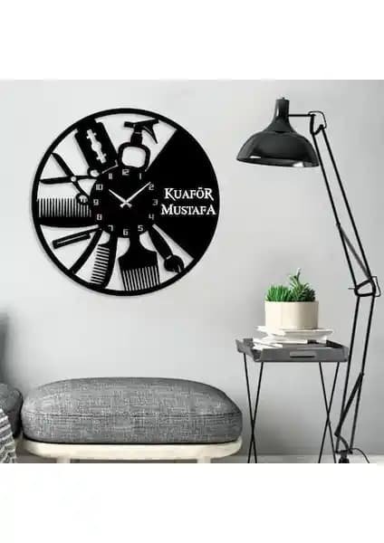 Hellove Özel Kuaför Berber Saati: Şık ve İşlevsel Dekoratif Duvar Saati