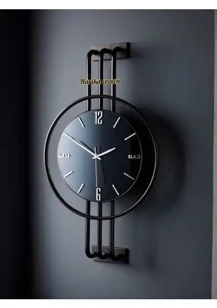 Hıbıscus İskandinav Tarzı Modern Duvar Saati Şık ve Fonksiyonel Dekorasyon Unsuru