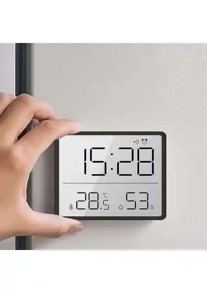 Hymark Mıknatıslı LCD Dijital Ekran: Çok Yönlü Zaman ve Ortam Takip Cihazı