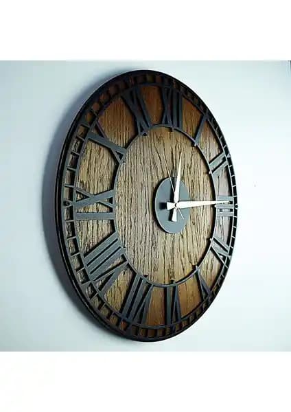 Kayra Tasarım Ahşap Duvar Saati Modern ve Şık Dekoratif Seçenekler
