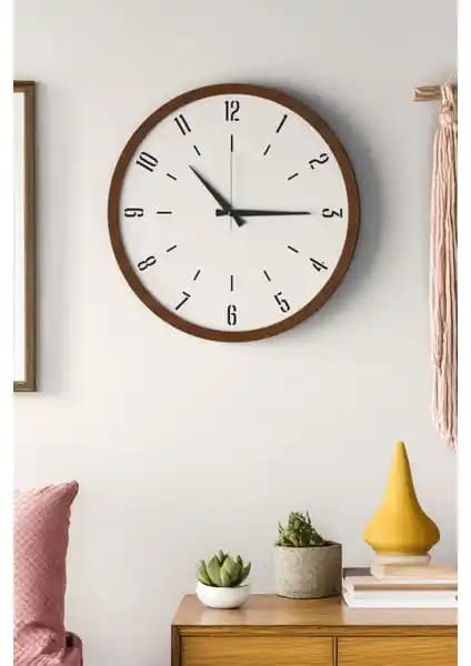 Lupokraft Ross 128 Modern Ahşap Duvar Saati ile Dekorasyonunuza Zarif Dokunuşlar Ekleyin