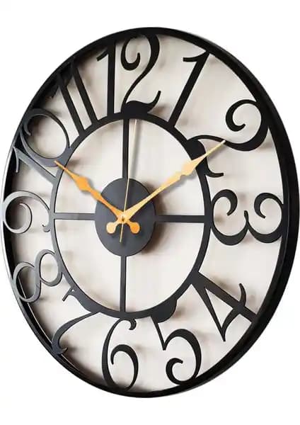 Markakanvas Metal Duvar Saati: Modern İç Mekanlar İçin Şık ve Dayanıklı Dekoratif Saat