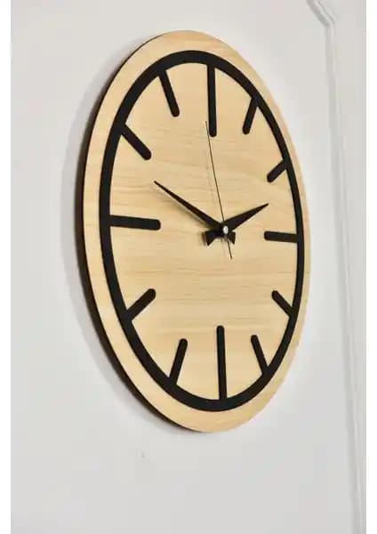 Modern Ahşap Duvar Saati: Şık ve Sessiz Tasarımıyla Dekorasyonunuza Zarafet Katar