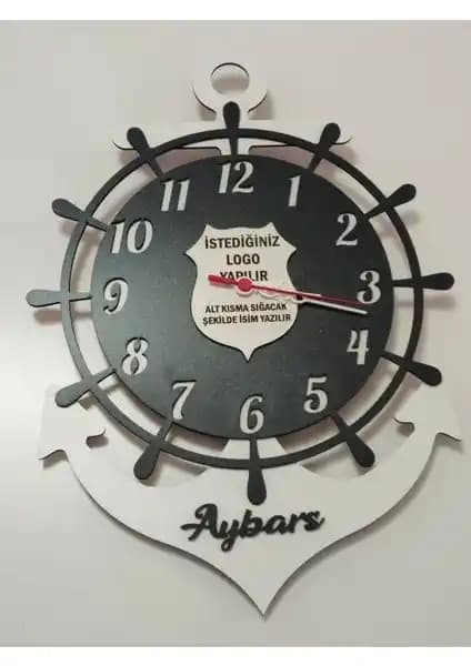 Mrc Hediye Sepeti Çapa Temalı Modern Duvar Saati Dekorasyon İçin Uygun Seçenek