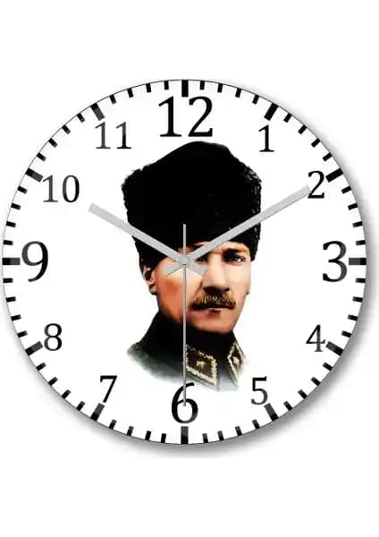 Mustafa Kemal Atatürk Temalı Duvar Saati: Estetik ve İşlevselliğin Buluşması
