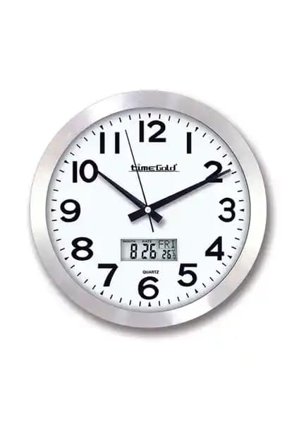 Time Gold Ekol Duvar Saati 30cm ile İç Mekanlara Şıklık ve Fonksiyonellik Katın