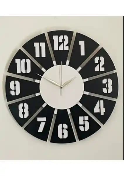 Ümra Lazer Ahşap Dekoratif Hasır Detaylı Duvar Saati İç Mekan Şıklığı ve Fonksiyonellik Sunar