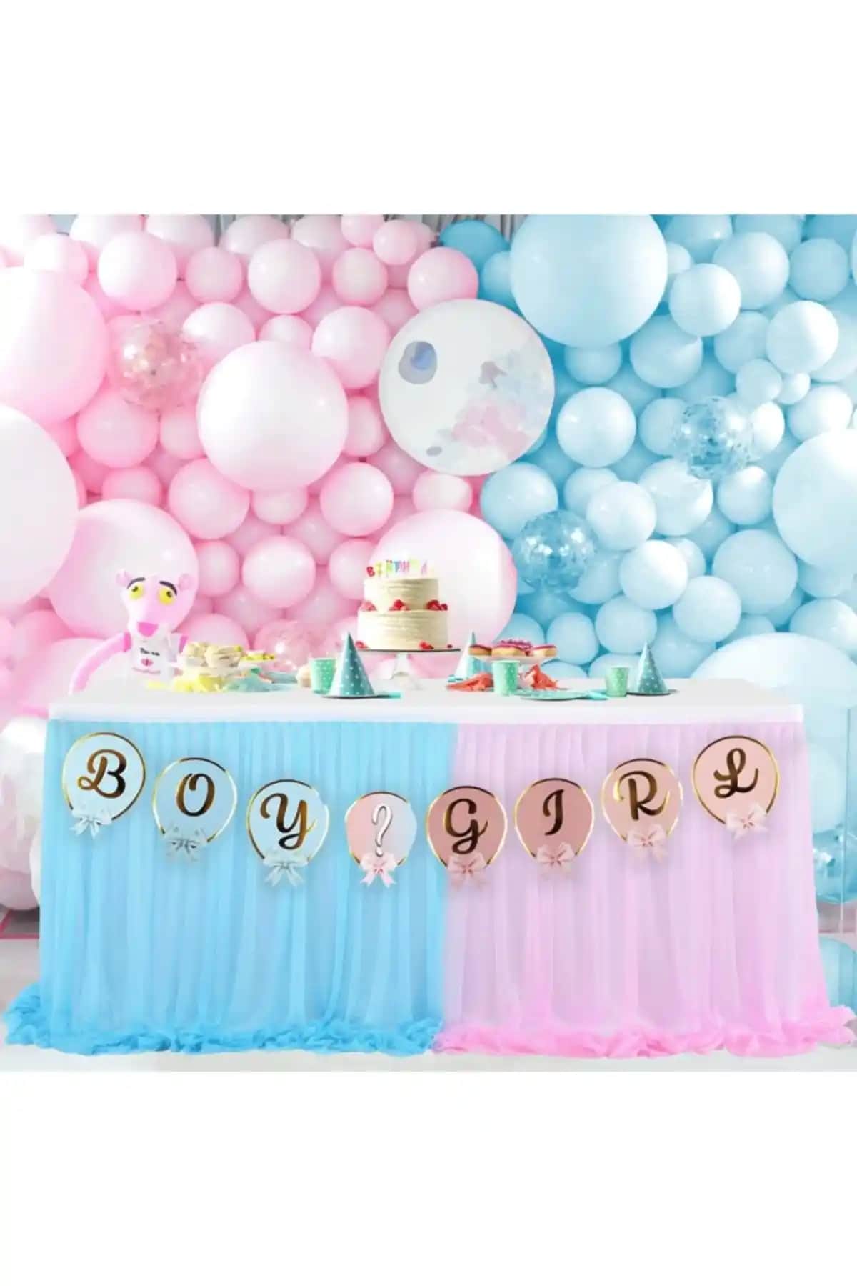 Cinsiyet Partisi Dekorasyonları ve Balon Seçenekleri Karşılaştırması