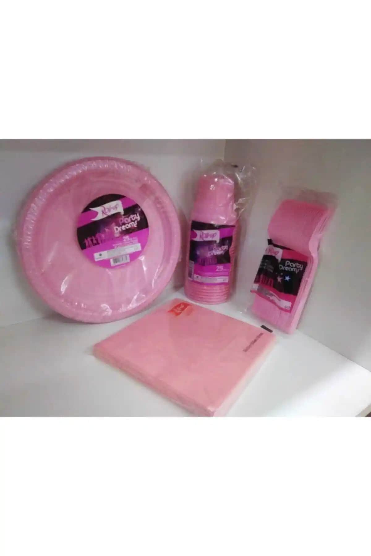Genel Markalar Pembe Kullan At ve SURPRISE PARTY STORE Pembe Tabak Bardak Setleri Karşılaştırması