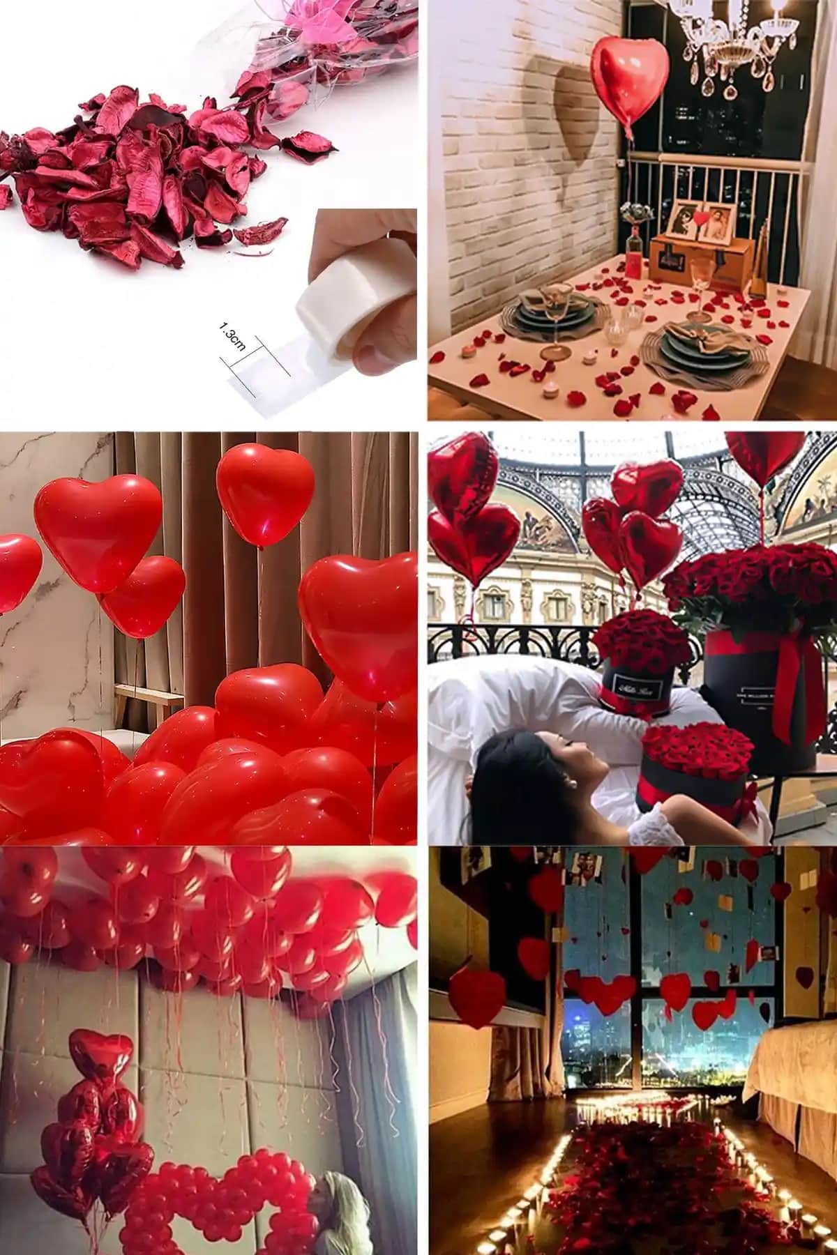 Sevgililer Günü İçin Romantik Dekorasyon Setleri ve Balon Seçenekleri