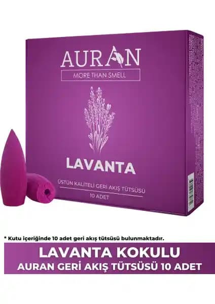 Auran Lavanta Kokulu Geri Akış Tütsüsü ve Hem Amber Aromalı Konik Tütsü Karşılaştırması